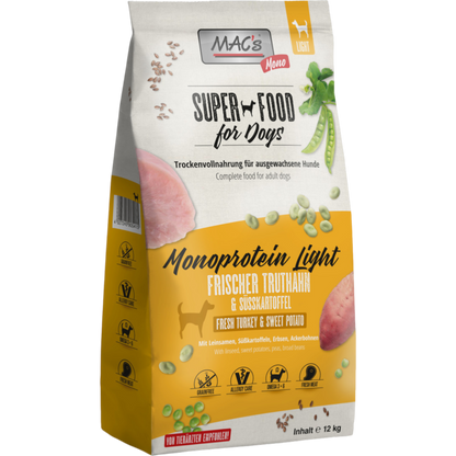 MAC’s Dog – Mono Senior-Light Frischer Truthahn & Süßkartoffel