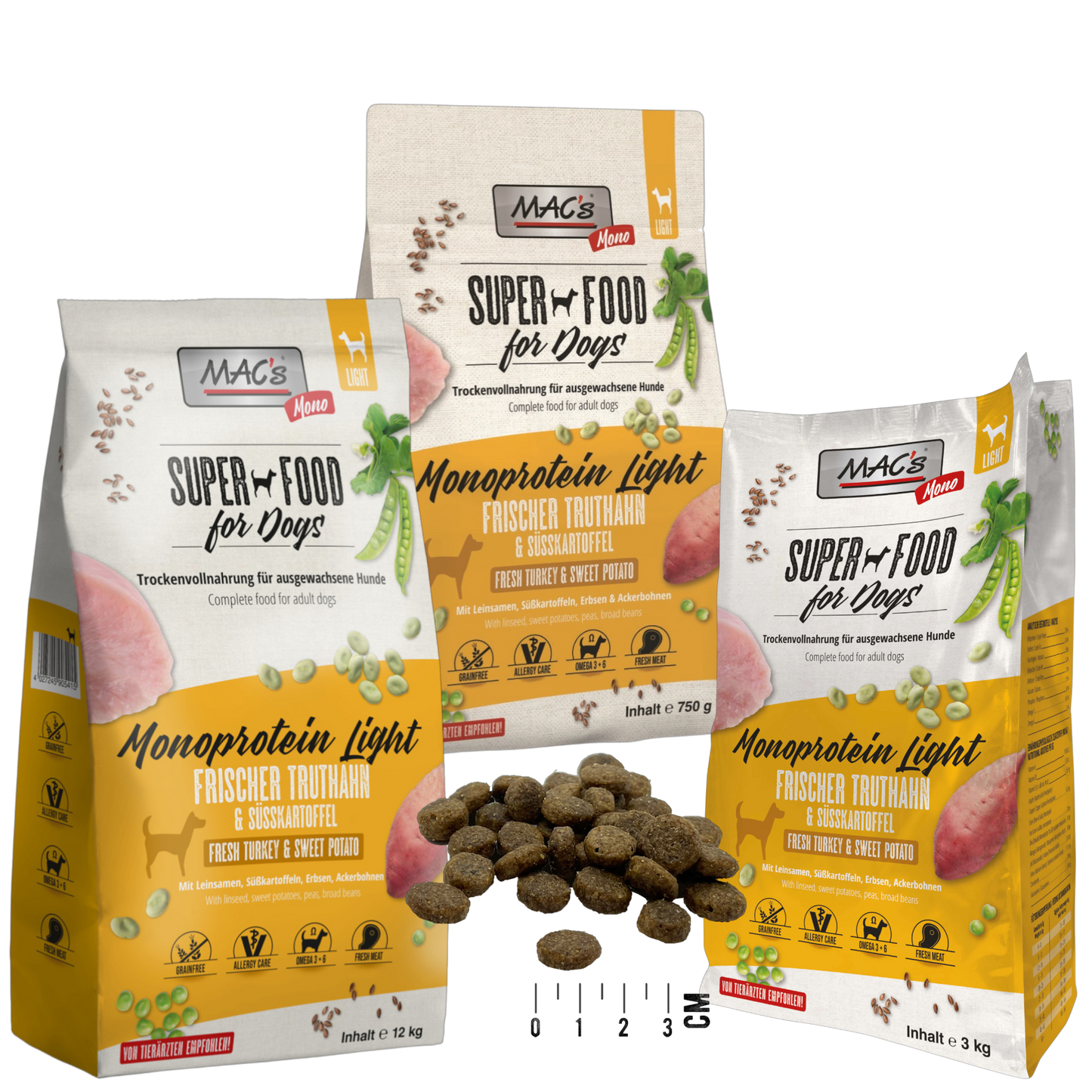 MAC’s Dog – Mono Senior-Light Frischer Truthahn & Süßkartoffel