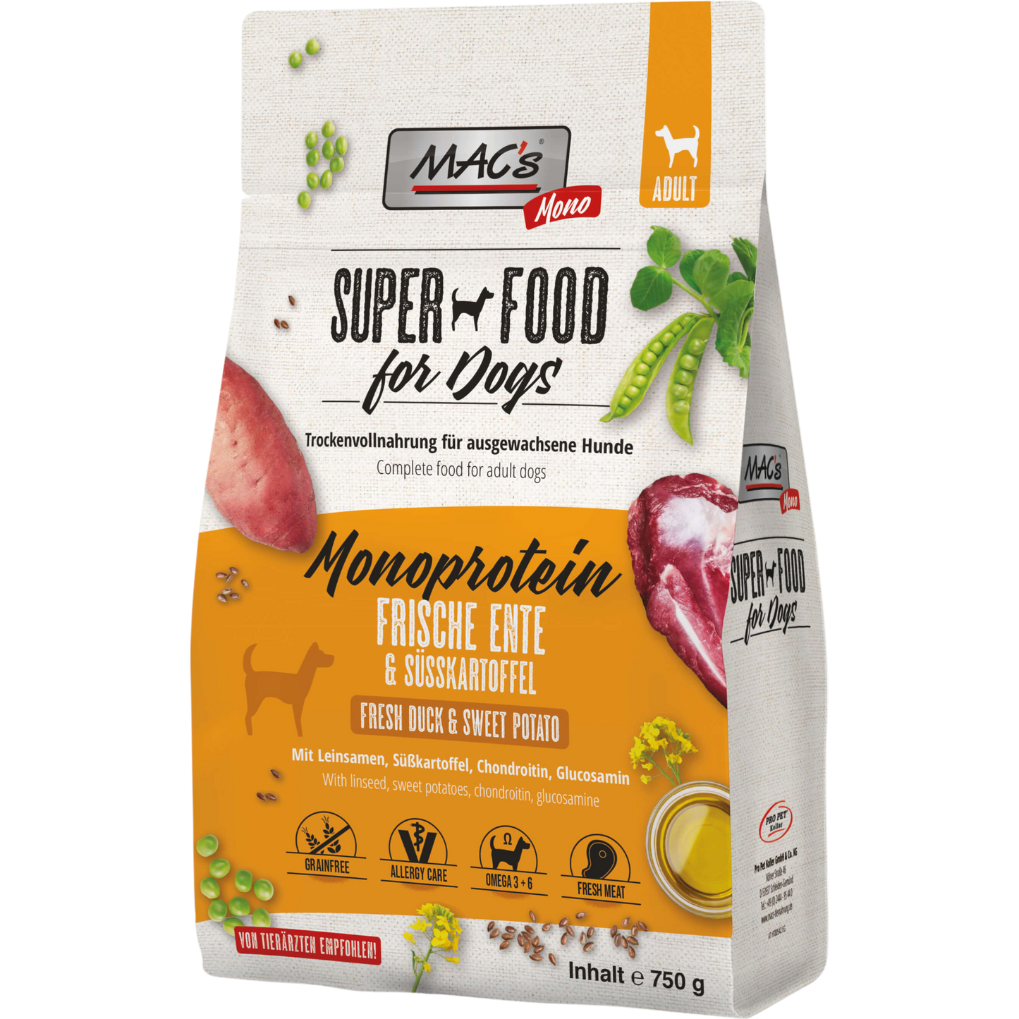 MAC’s Dog – Mono Frische Ente & Süßkartoffel