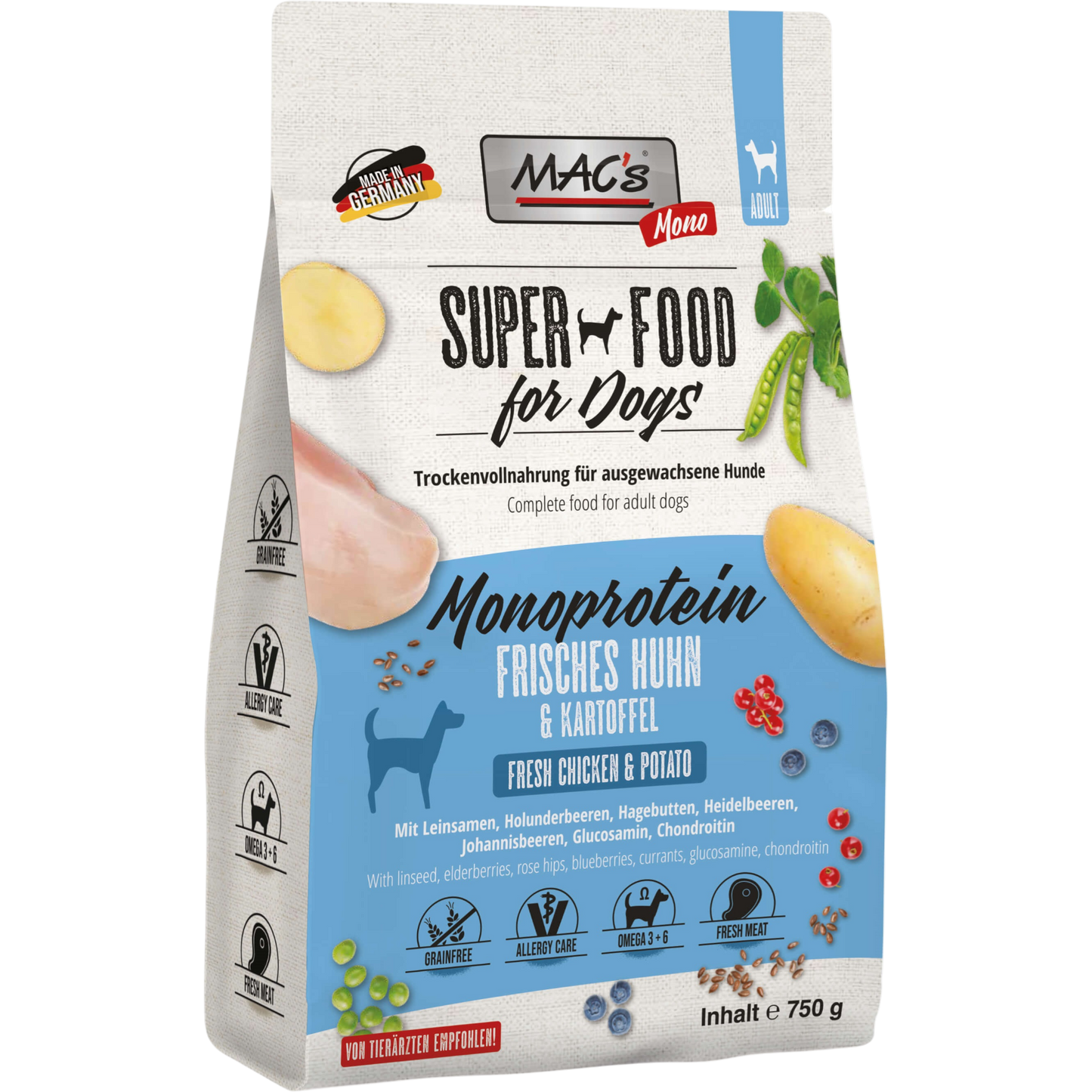 MAC’s Dog – Mono Frisches Huhn & Kartoffel
