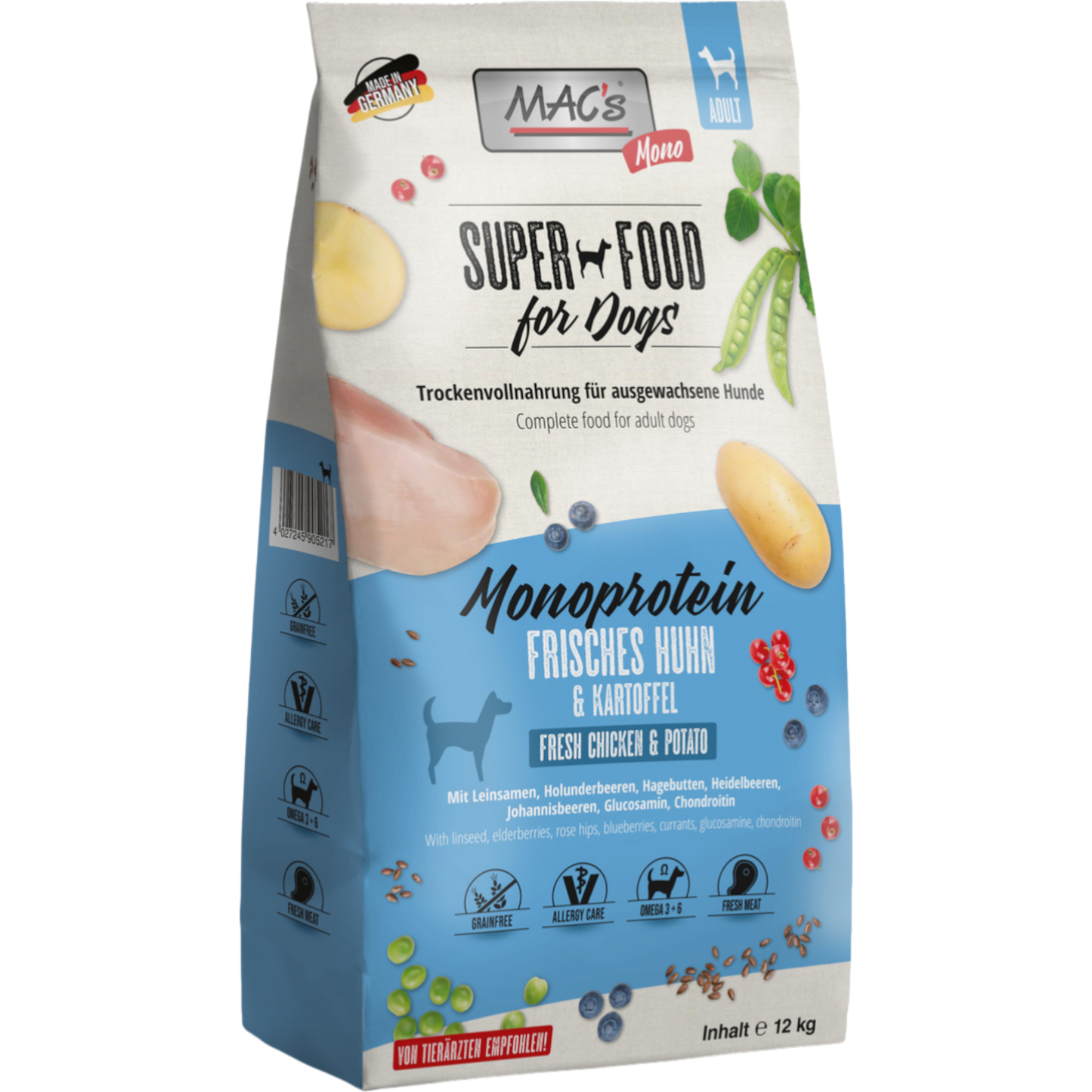 MAC’s Dog – Mono Frisches Huhn & Kartoffel