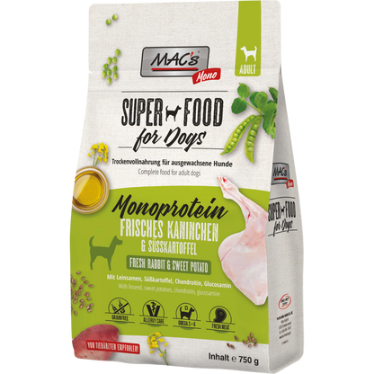 MAC’s Dog – Mono Frisches Kaninchen & Süßkartoffel