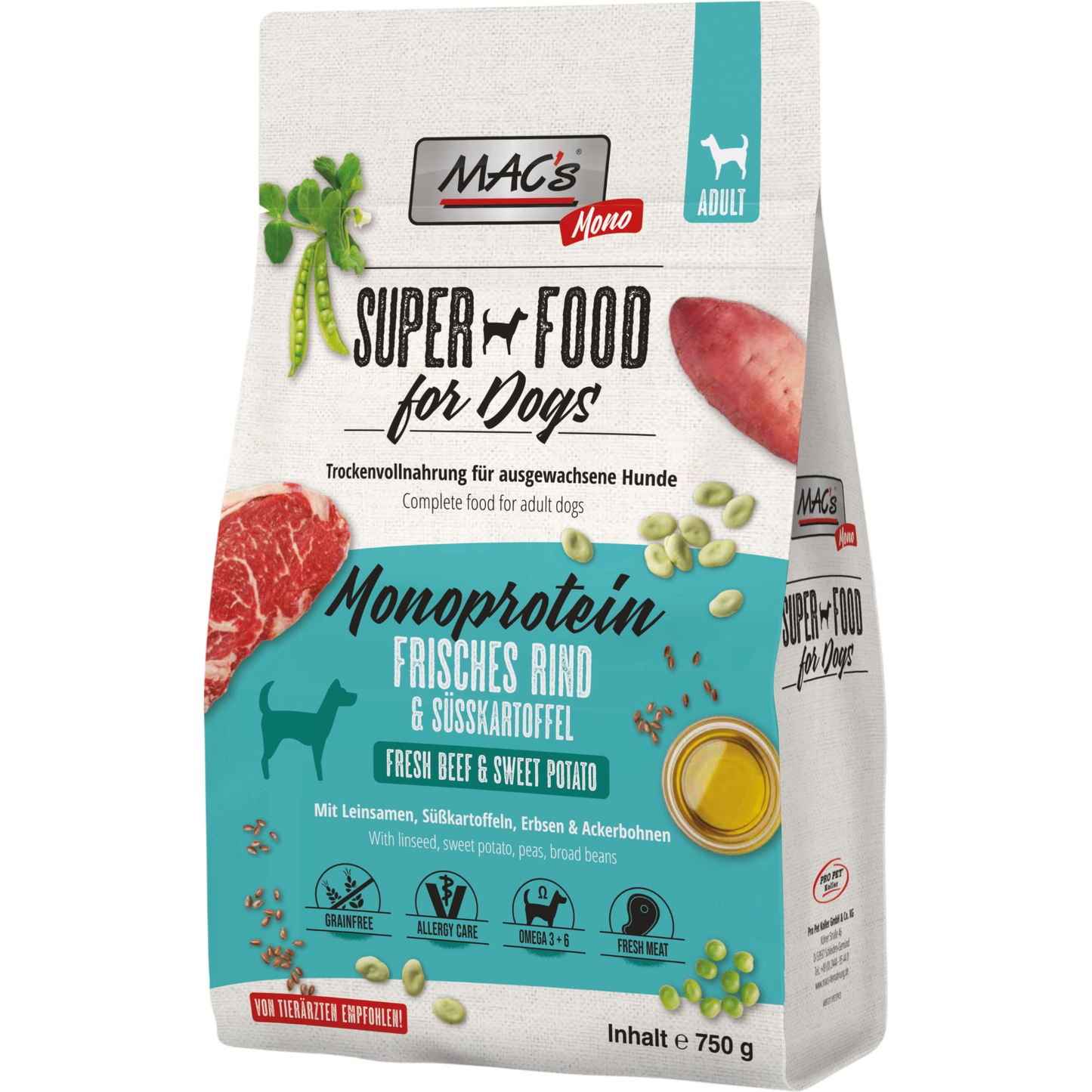 MAC’s Dog – Mono Frisches Rind & Süßkartoffel