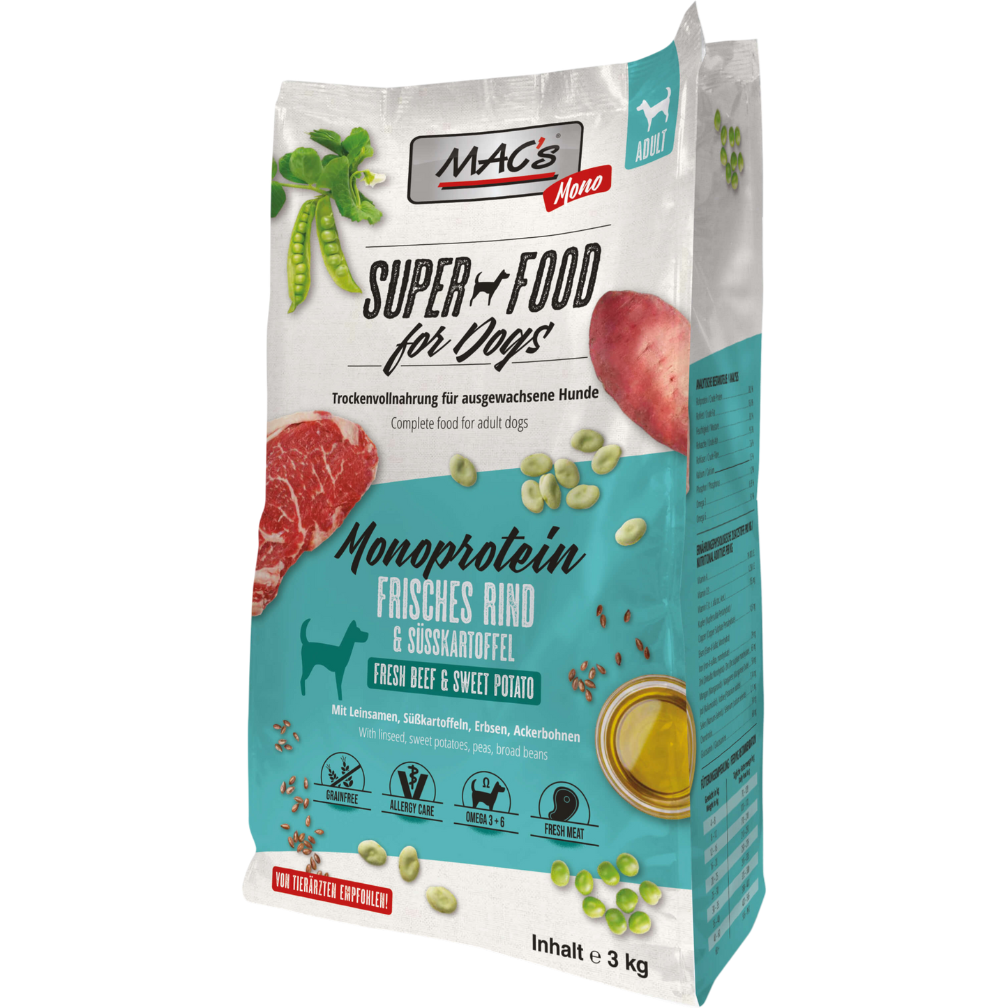 MAC’s Dog – Mono Frisches Rind & Süßkartoffel