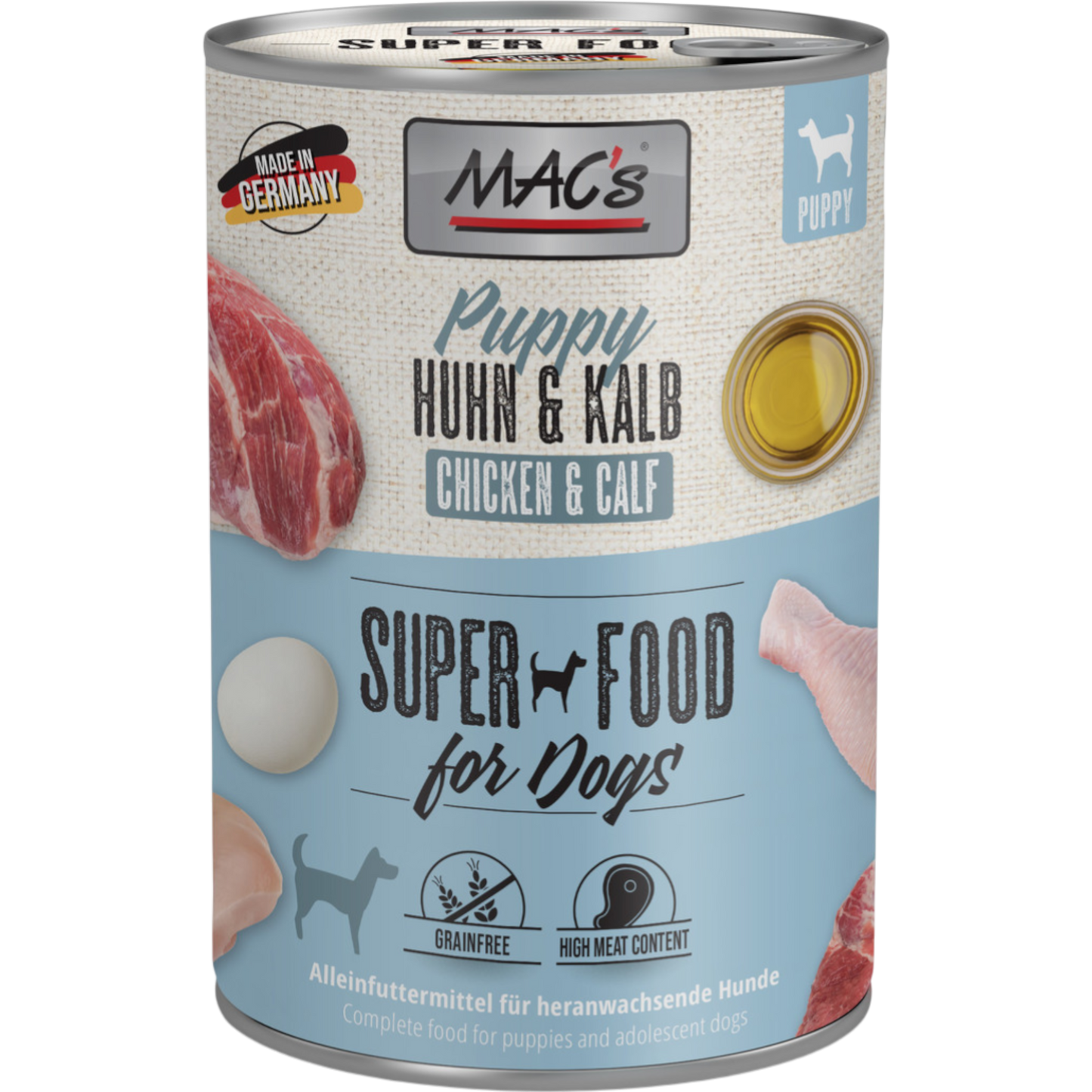 MAC’s Dog – Puppy Huhn & Kalb