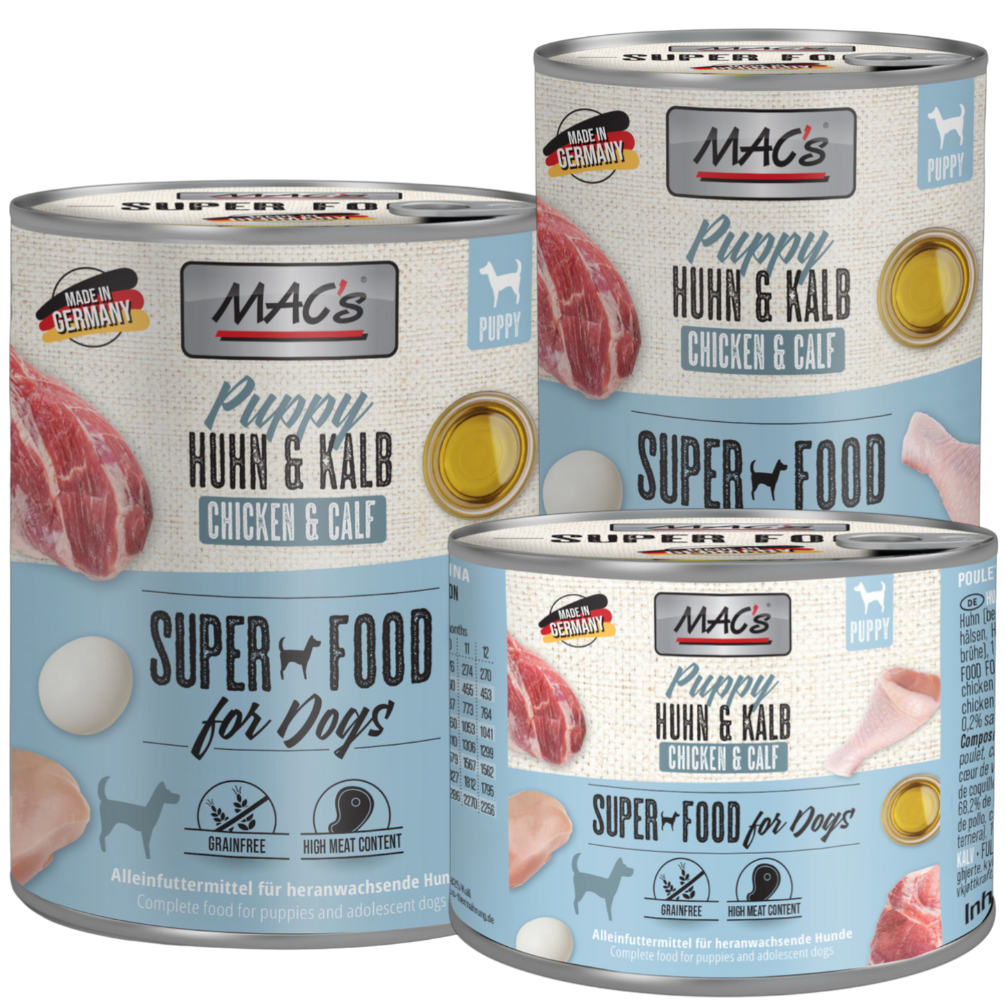 MAC’s Dog – Puppy Huhn & Kalb