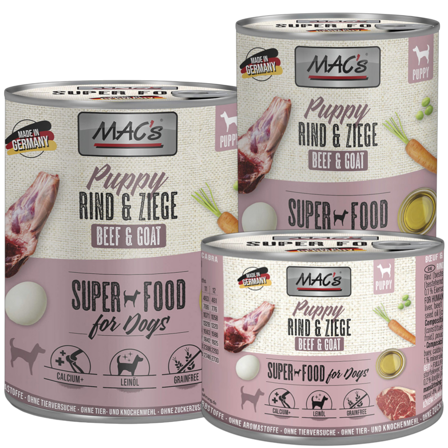 MAC’s Dog – Puppy Rind & Ziege