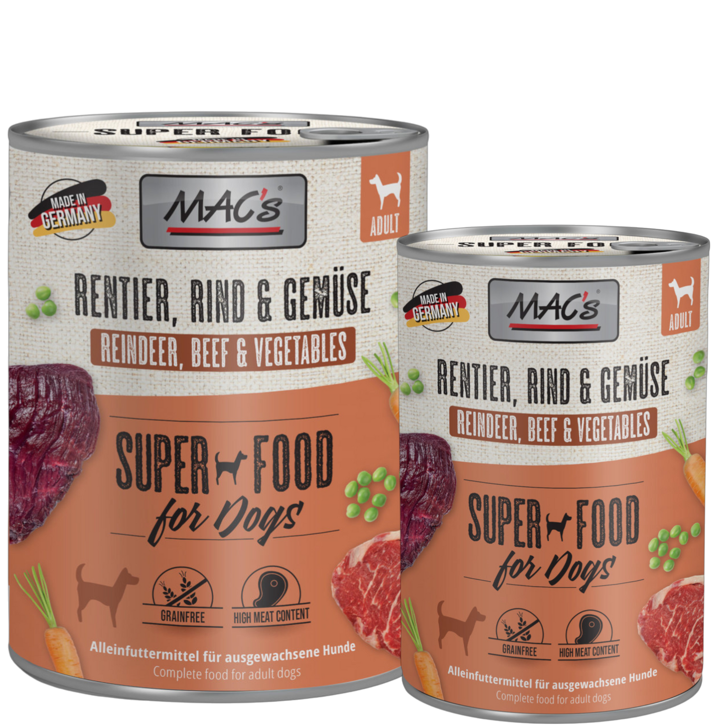 MAC’s Dog – Rentier, Rind & Gemüse