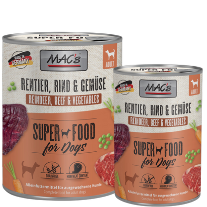 MAC’s Dog – Rentier, Rind & Gemüse