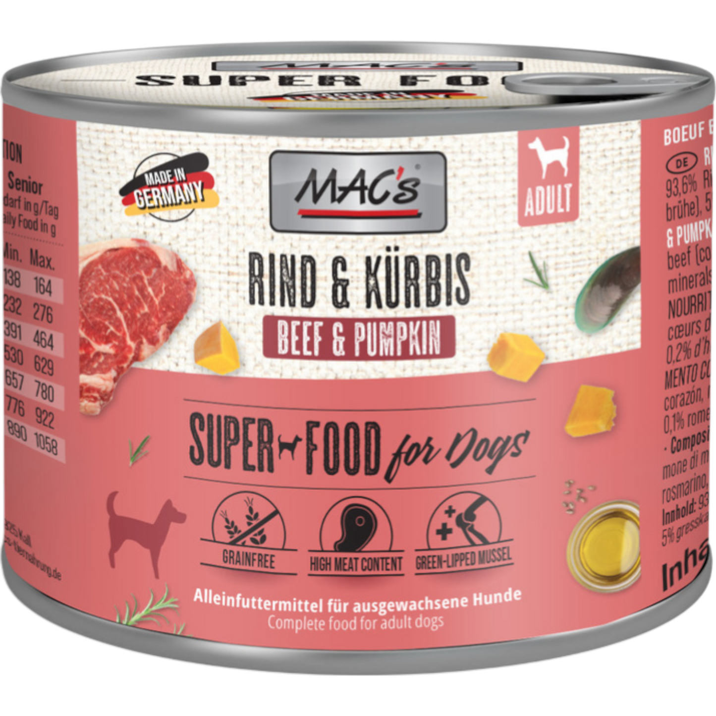 MAC’s Dog – Rind & Kürbis