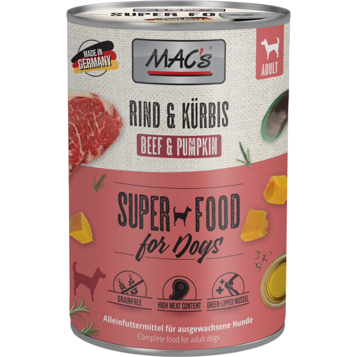 MAC’s Dog – Rind & Kürbis