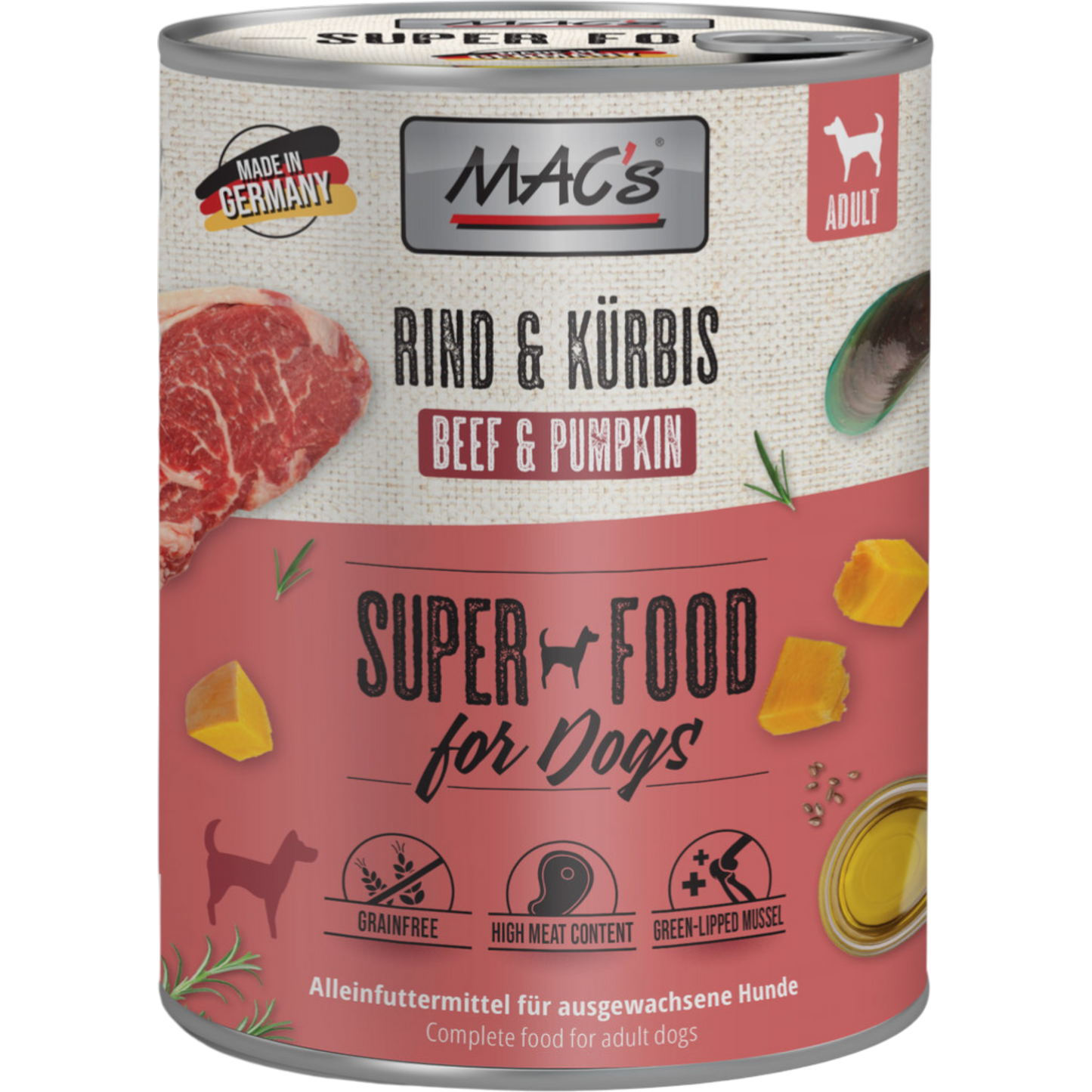 MAC’s Dog – Rind & Kürbis