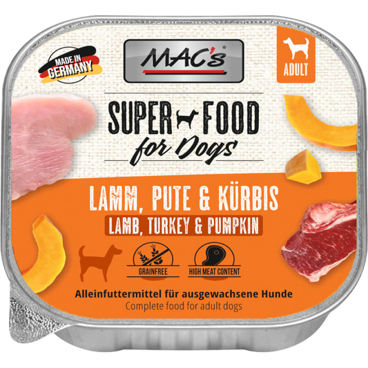 MAC’s Dog – Schale Lamm, Pute & Kürbis
