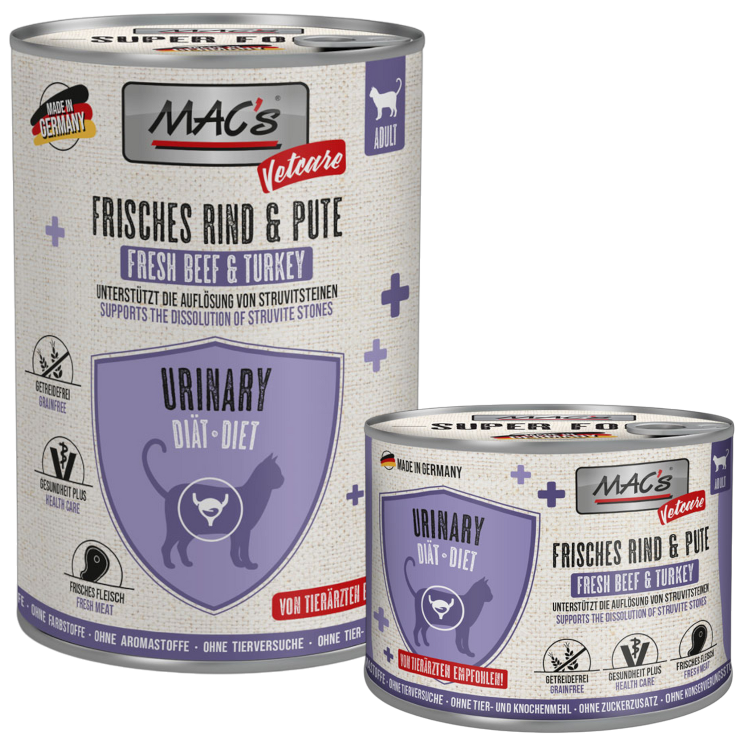 MAC’s Cat - Vetcare Pute & Rind Urinary