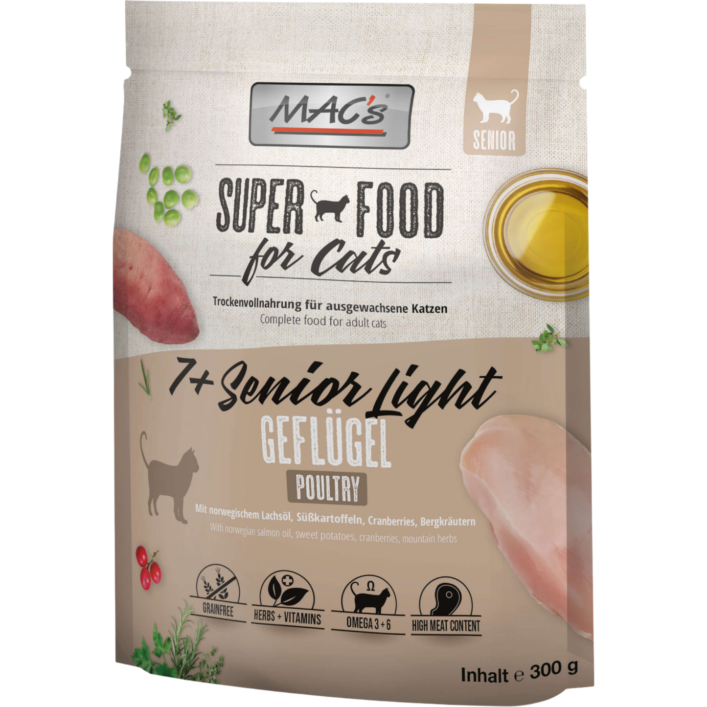 MAC’s Cat – 7+ Senior Light Geflügel