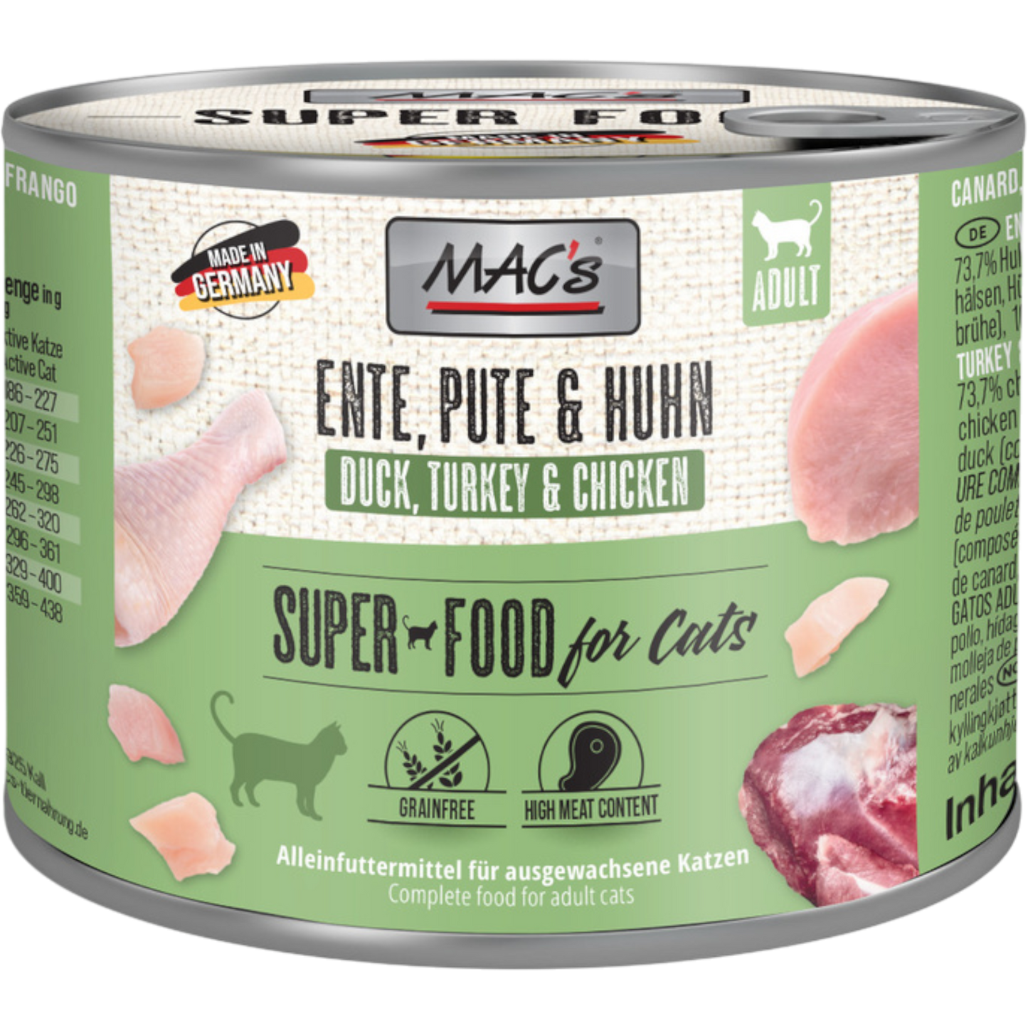 MAC’s Cat – Ente, Pute & Huhn
