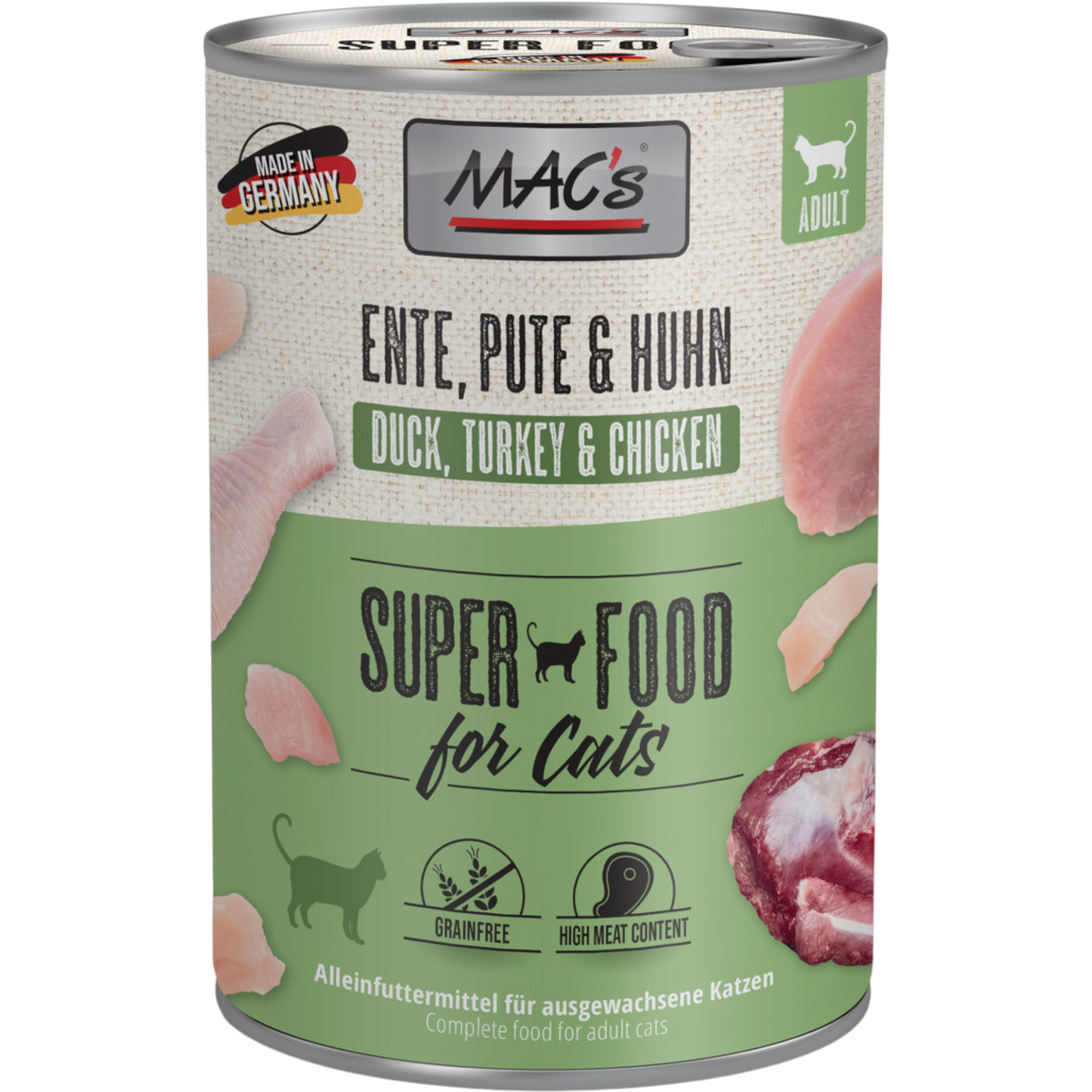 MAC’s Cat – Ente, Pute & Huhn