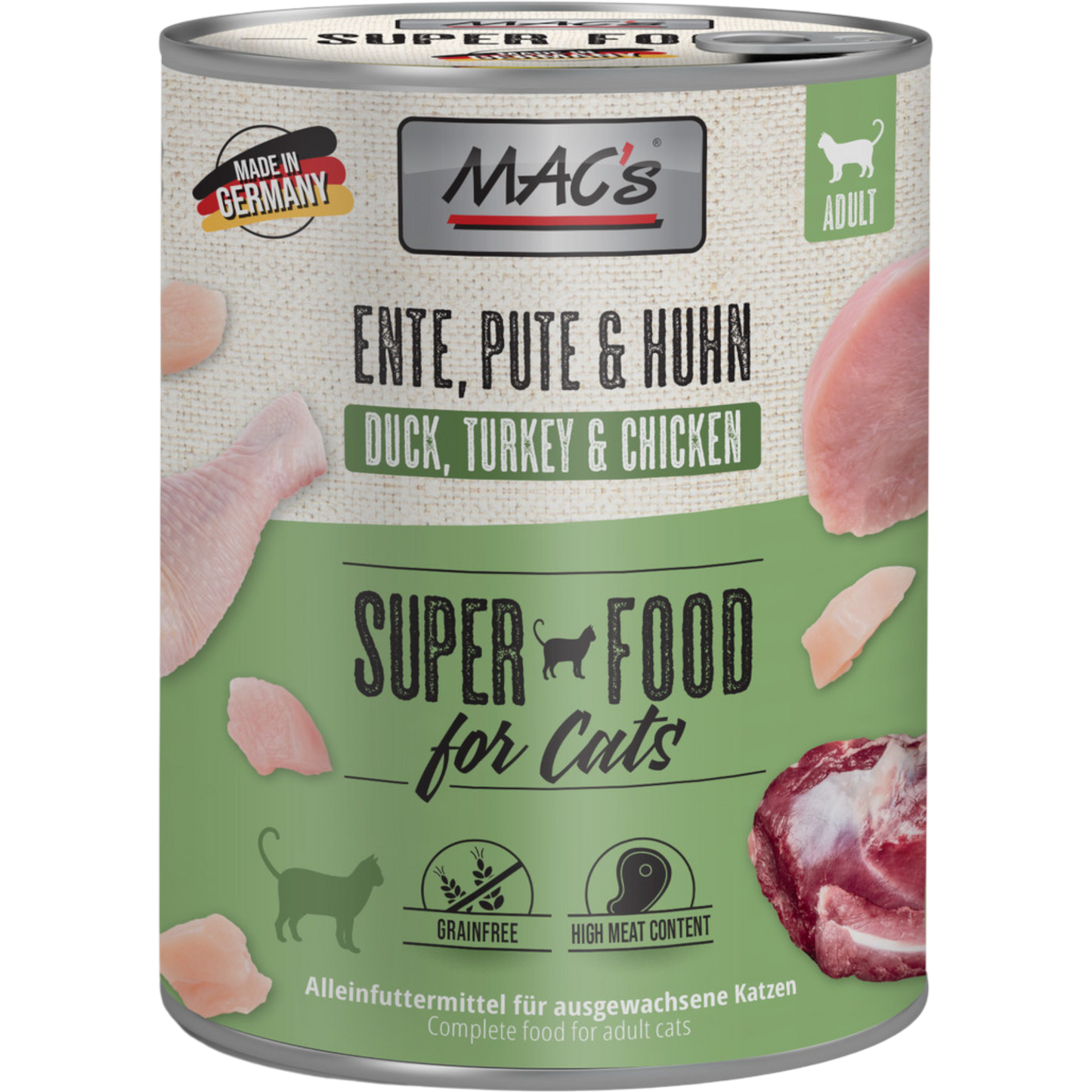 MAC’s Cat – Ente, Pute & Huhn