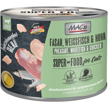 MAC’s Cat - Feinschmecker Fasan, Weißfisch & Huhn