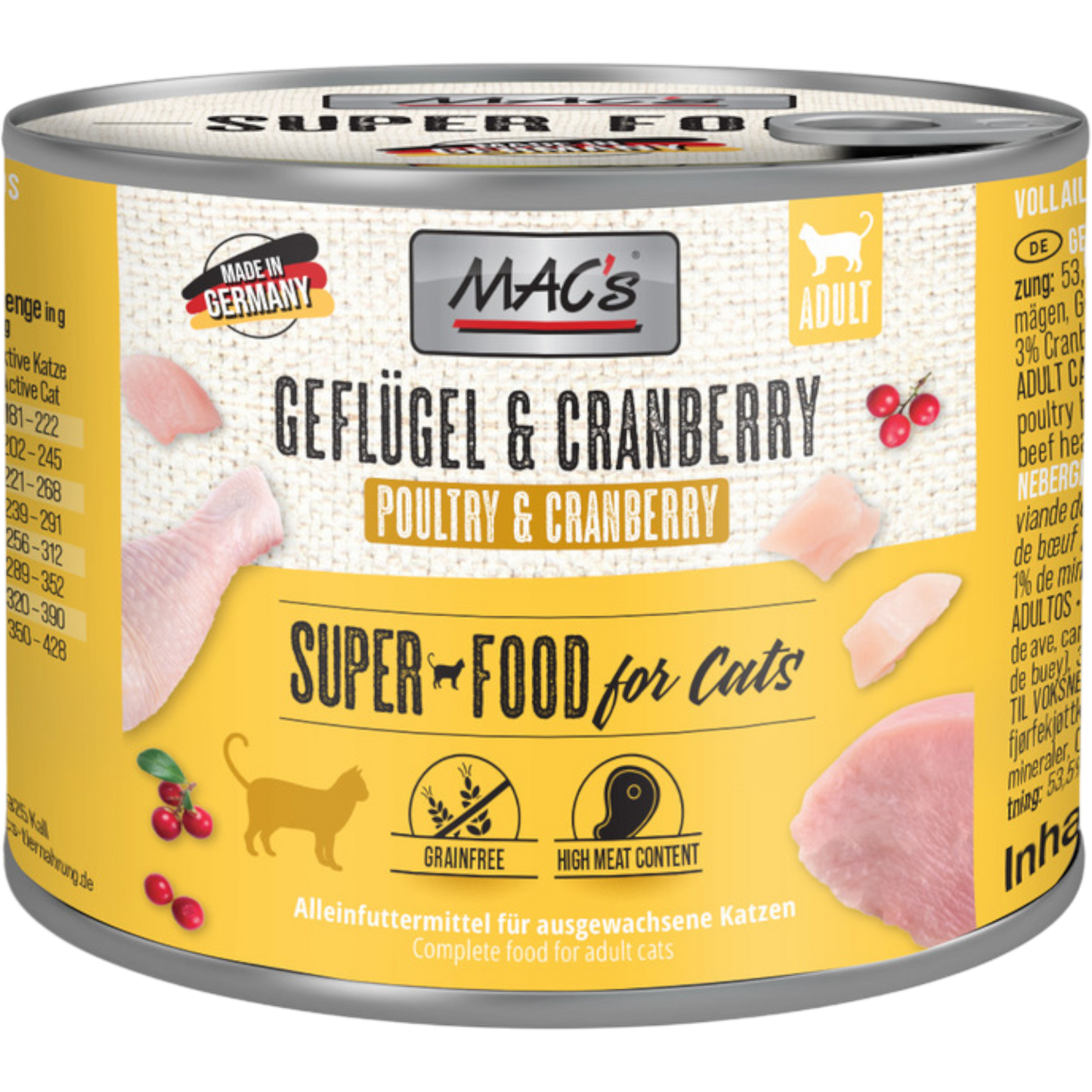 MAC’s Cat – Geflügel & Cranberry