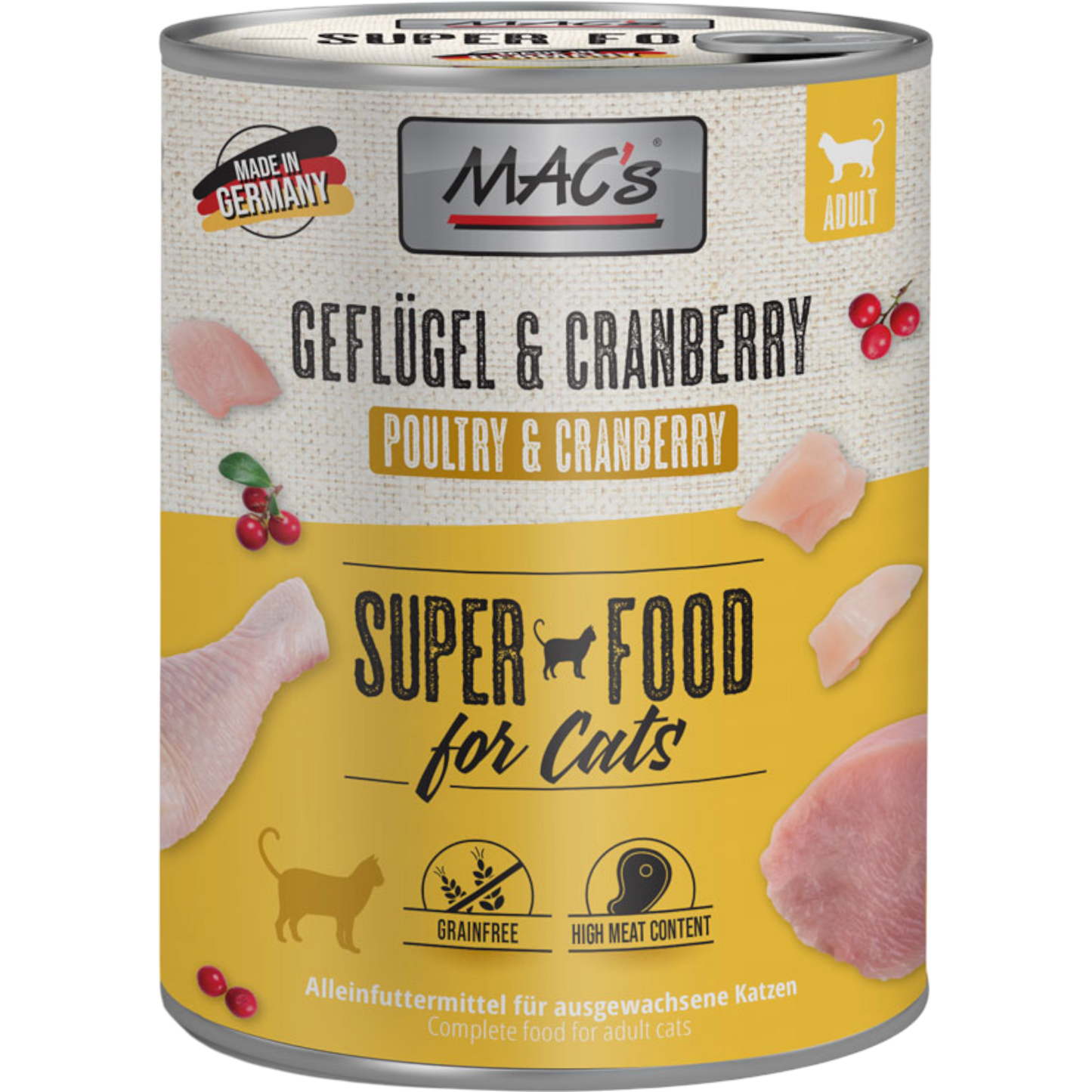 MAC’s Cat – Geflügel & Cranberry