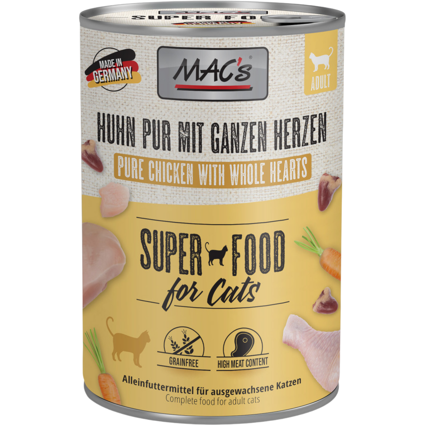 MAC’s Cat – Huhn pur mit ganzen Herzen