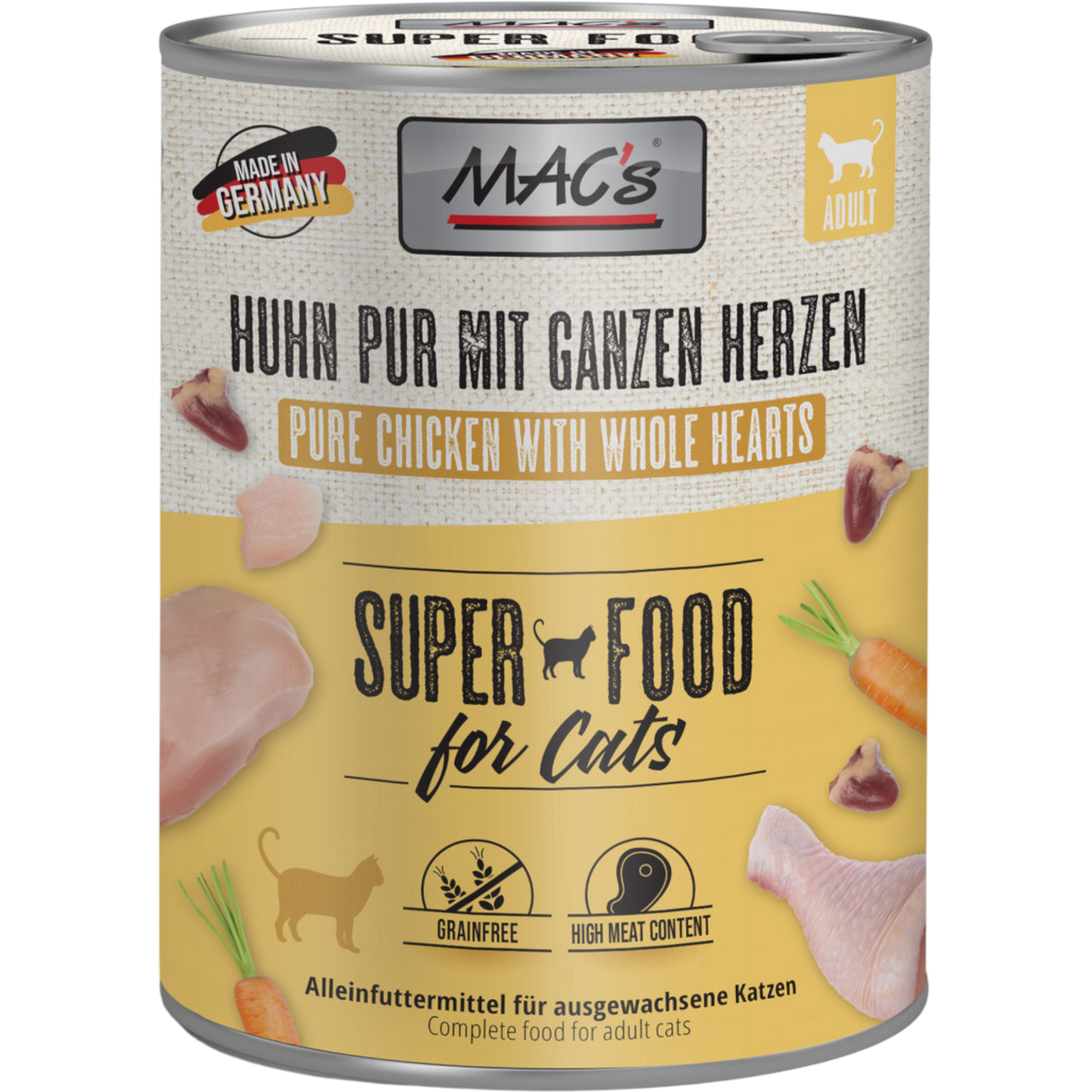 MAC’s Cat – Huhn pur mit ganzen Herzen