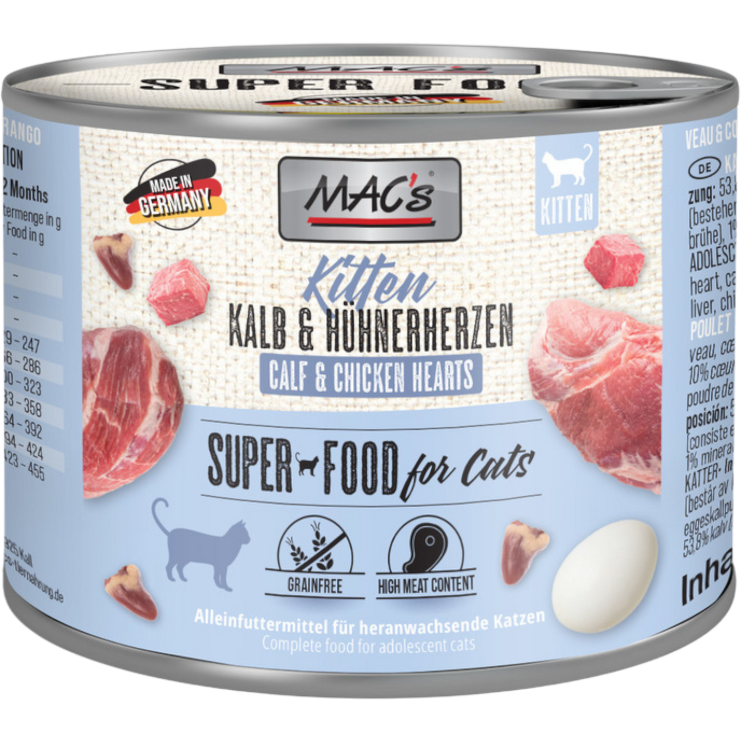 MAC’s Cat – Kitten Kalb & Hühnerherzen