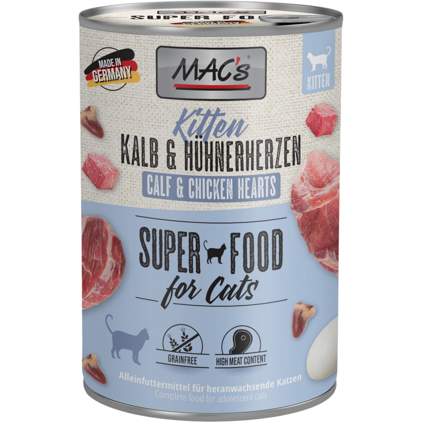 MAC’s Cat – Kitten Kalb & Hühnerherzen
