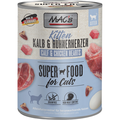 MAC’s Cat – Kitten Kalb & Hühnerherzen