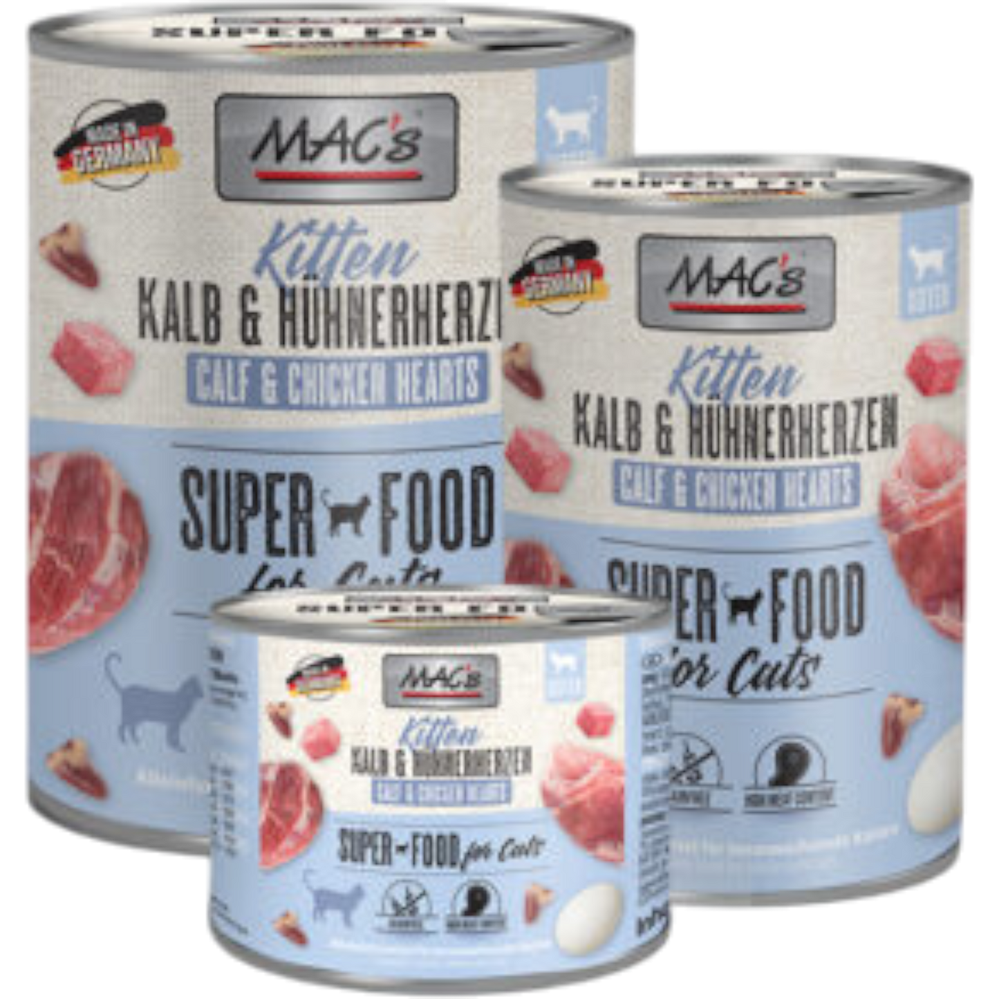 MAC’s Cat – Kitten Kalb & Hühnerherzen
