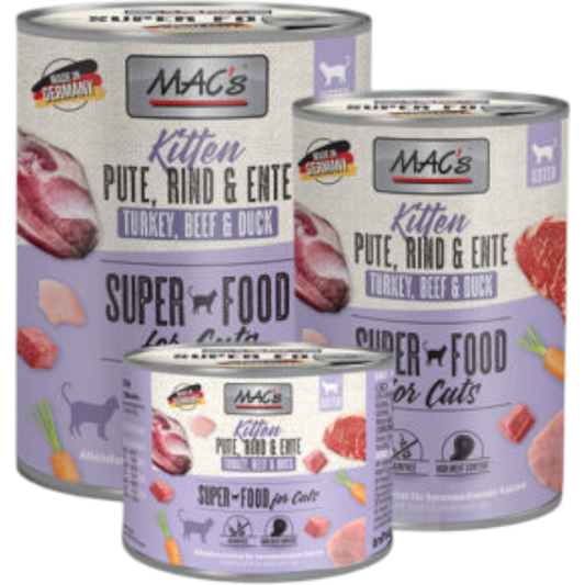 MAC’s Cat – Kitten Pute, Rind & Ente