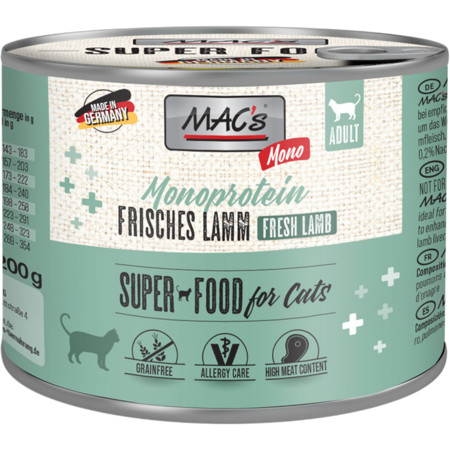 MAC’s Cat - Mono Frisches Lamm