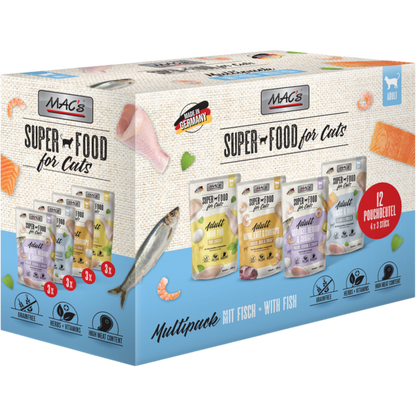 MAC’s Cat – Frischebeutel Multipack Mit Fisch 12 × 100g