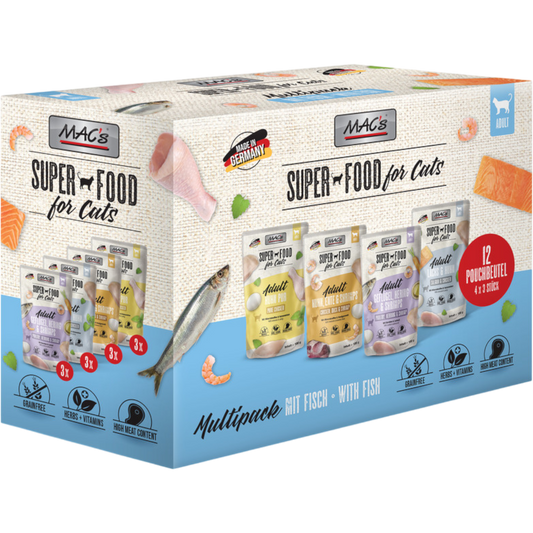 MAC’s Cat – Frischebeutel Multipack Mit Fisch 12 × 100g