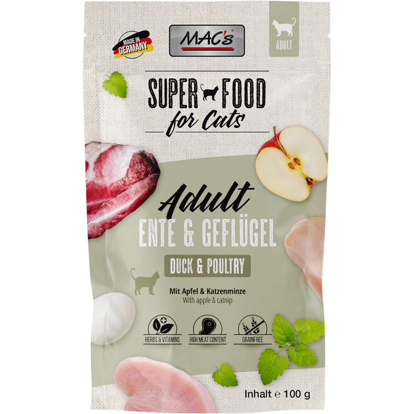 MAC’s Cat - Frischebeutel Ente & Geflügel