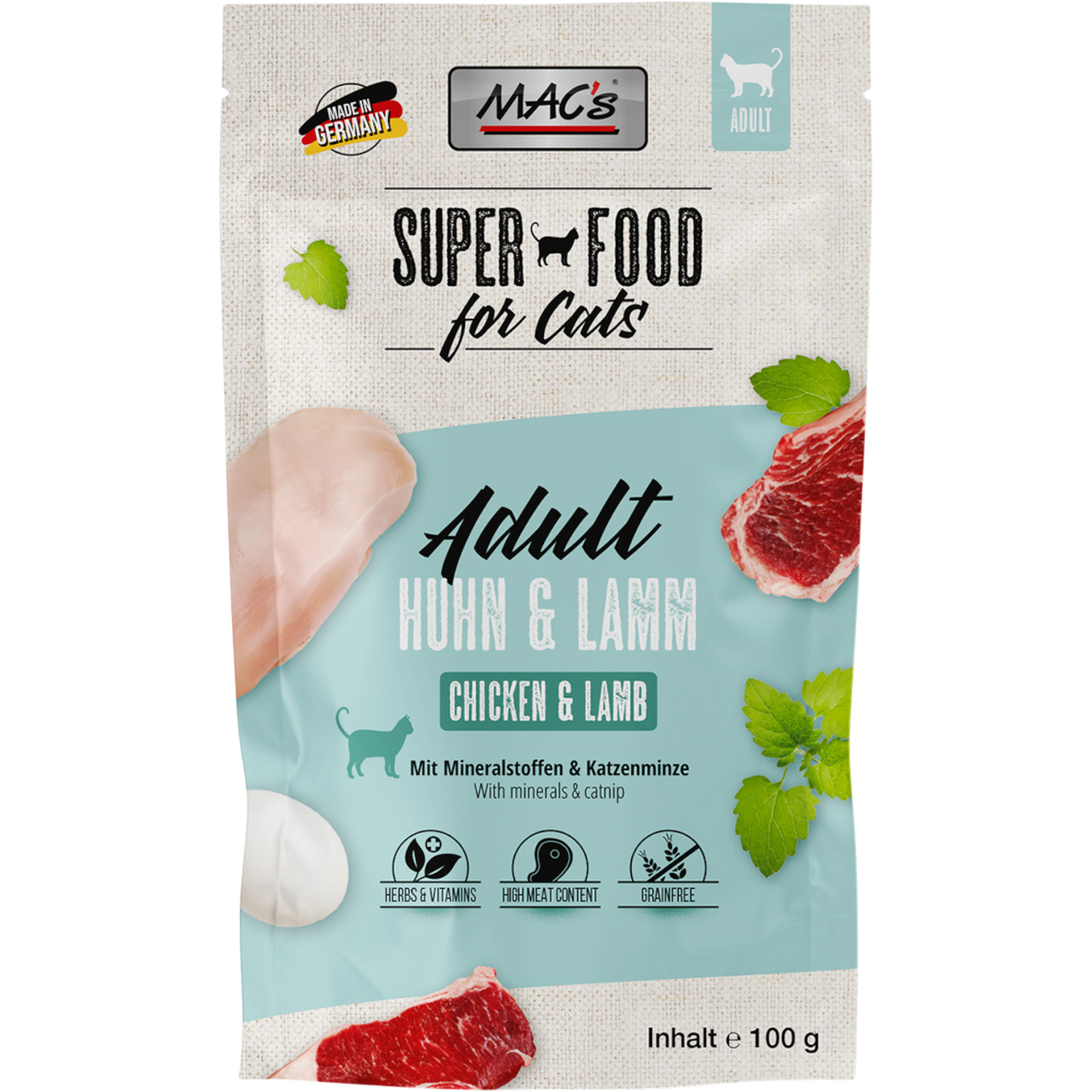 MAC’s Cat - Frischebeutel Huhn & Lamm
