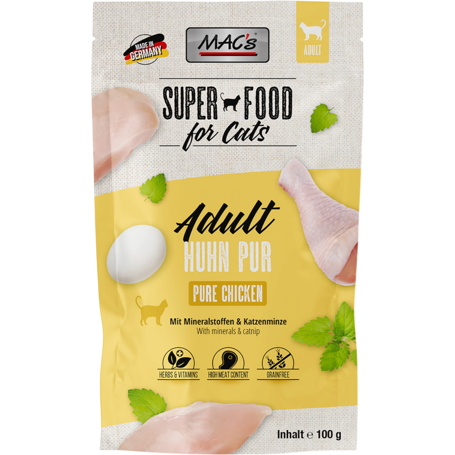 MAC’s Cat - Frischebeutel Huhn Pur