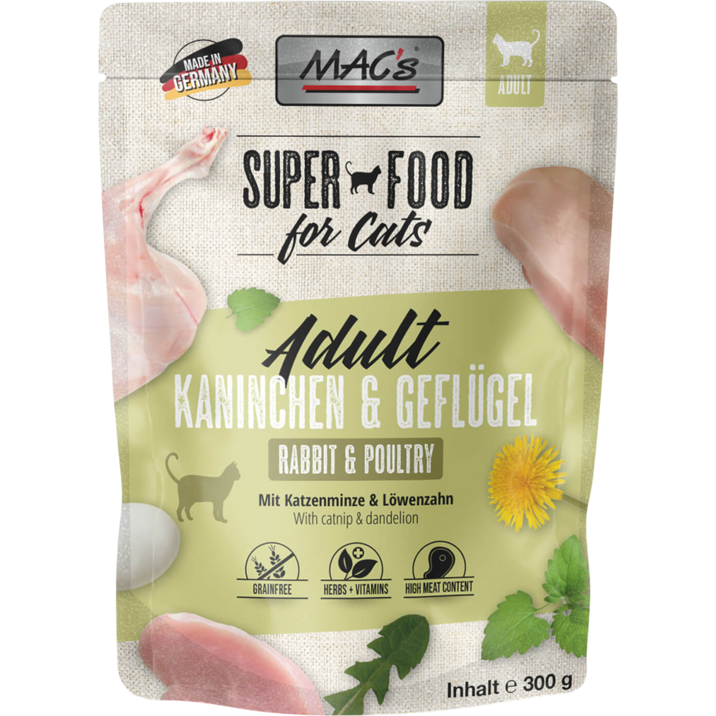 MAC’s Cat - Frischebeutel Kaninchen & Geflügel