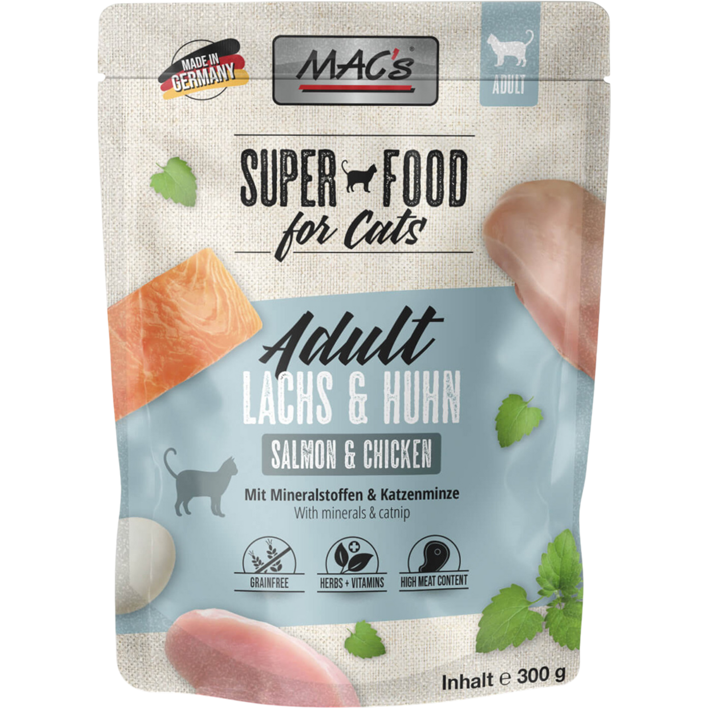 MAC’s Cat – Frischebeutel Lachs & Huhn