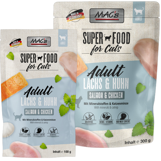 MAC’s Cat – Frischebeutel Lachs & Huhn