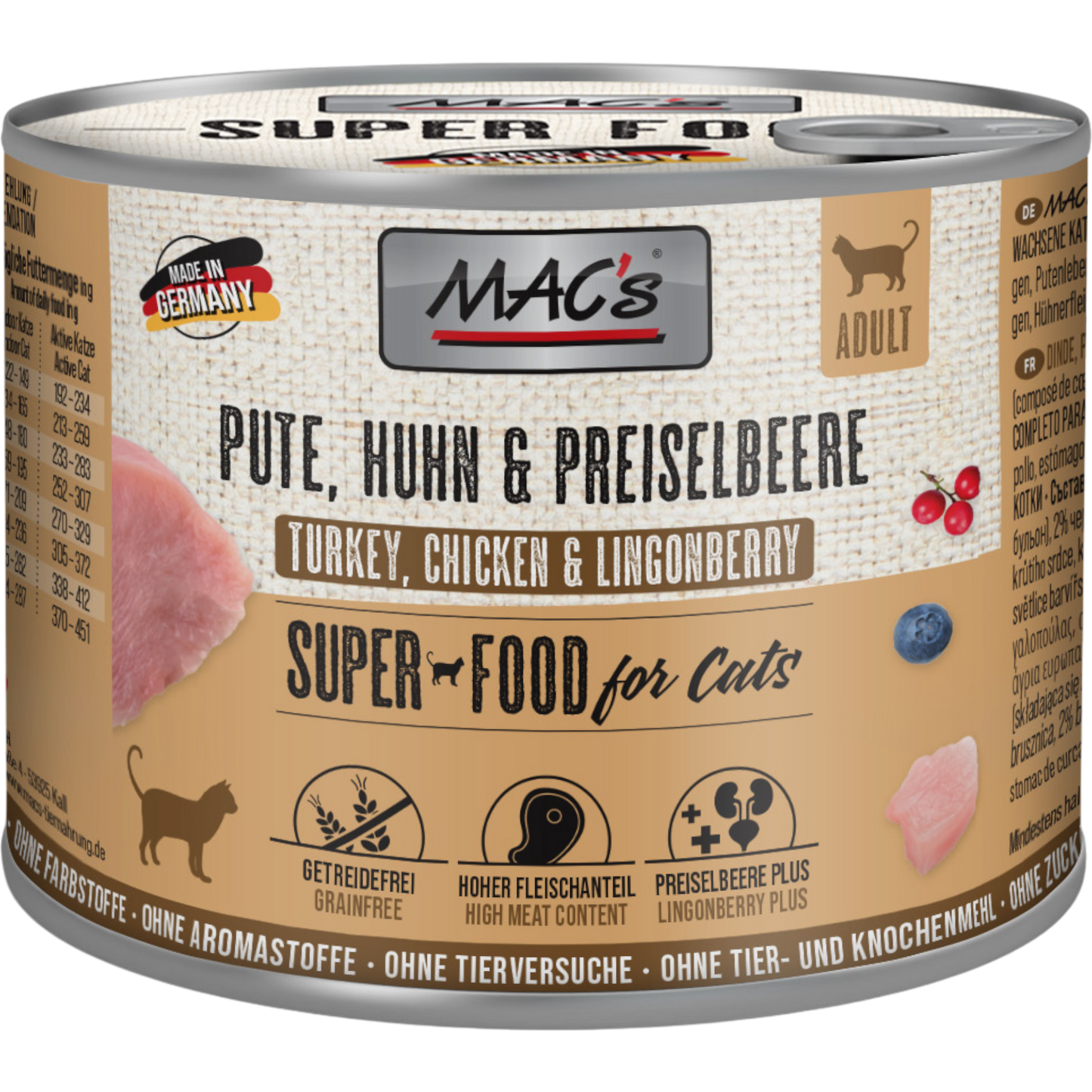 MAC’s Cat – Pute, Huhn & Preiselbeere