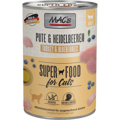 MAC’s Cat – Pute, Rind & Heidelbeeren