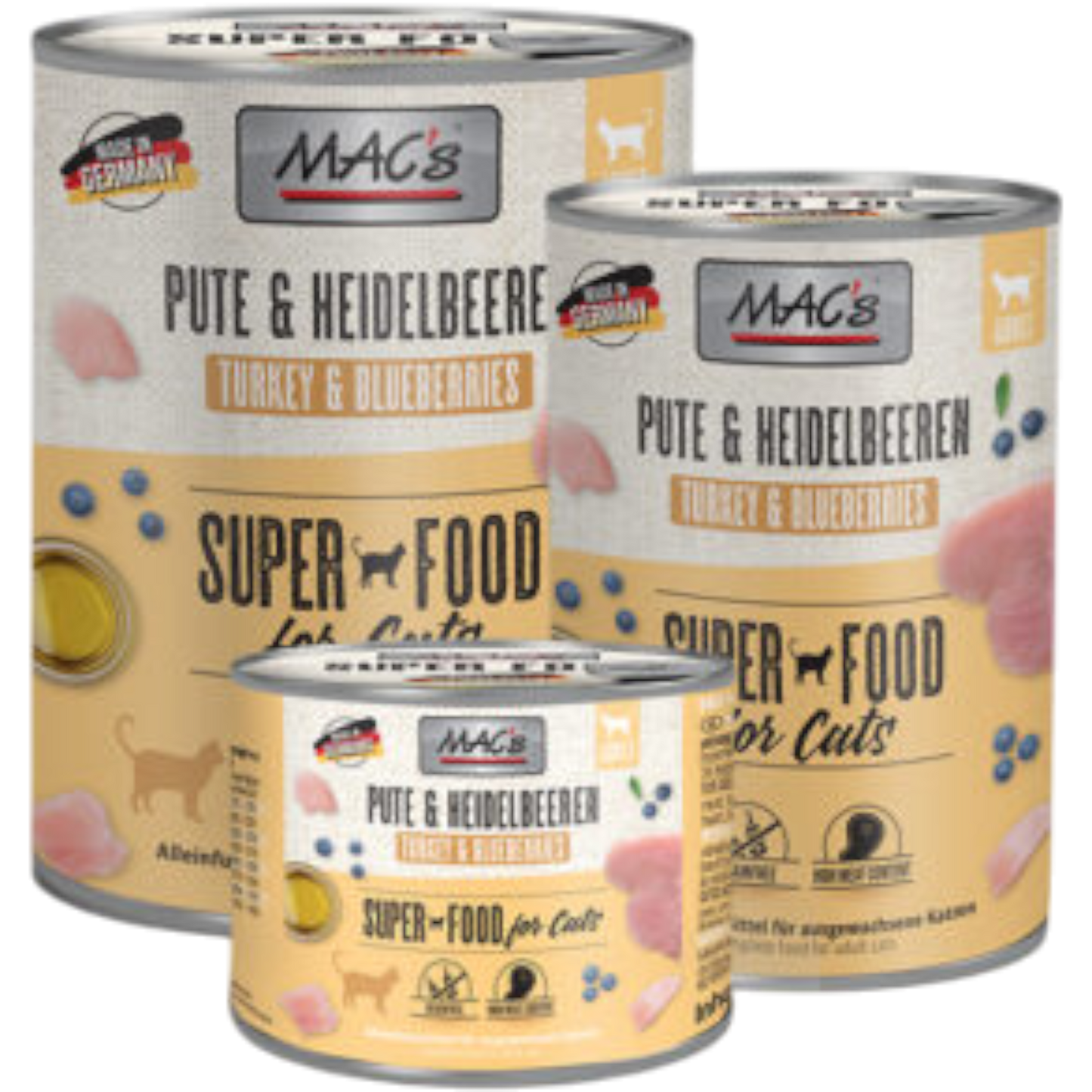 MAC’s Cat – Pute, Rind & Heidelbeeren