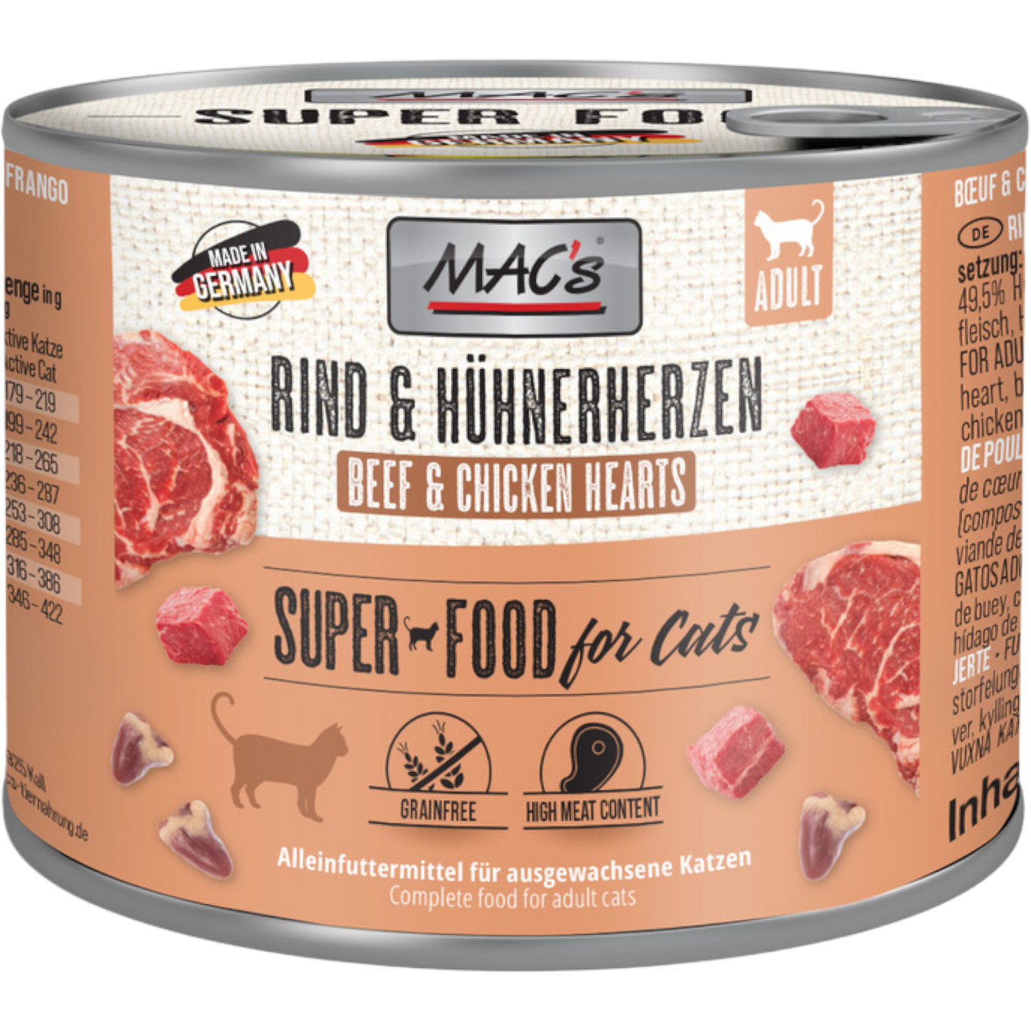 MAC’s Cat – Rind & Hühnerherzen