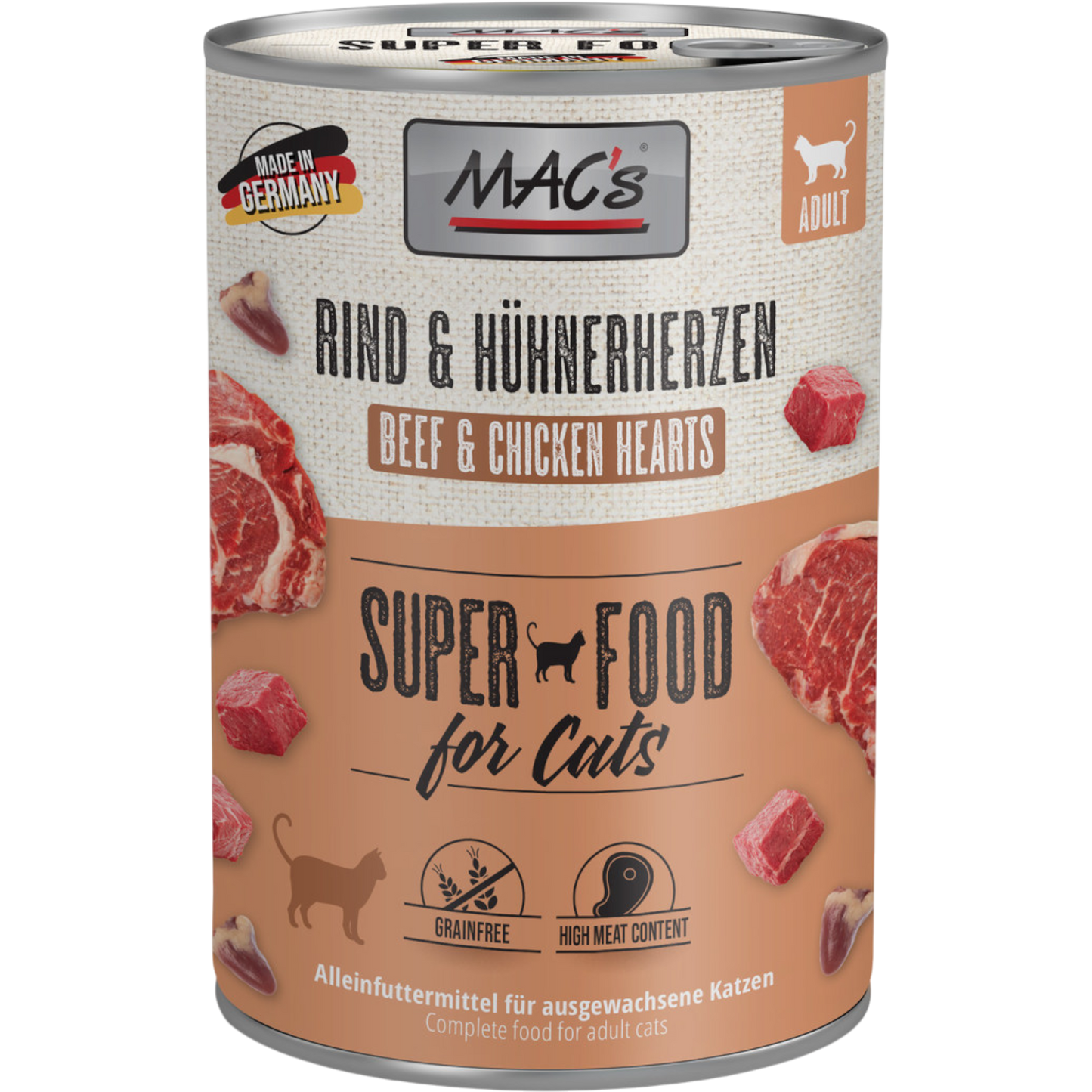 MAC’s Cat – Rind & Hühnerherzen