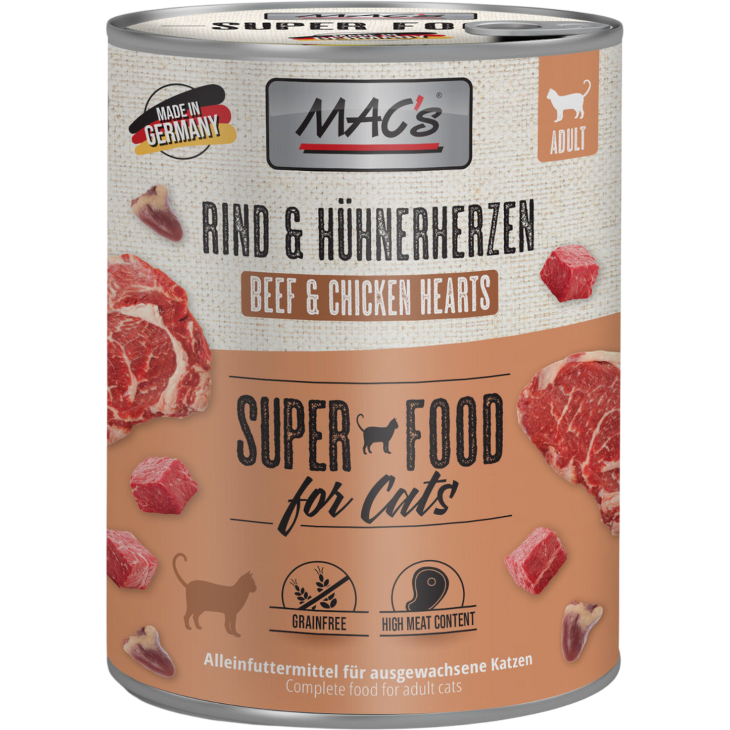 MAC’s Cat – Rind & Hühnerherzen