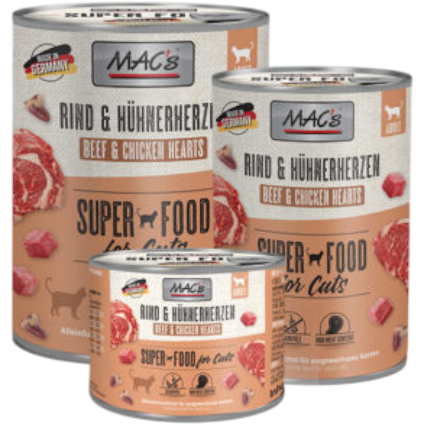 MAC’s Cat – Rind & Hühnerherzen