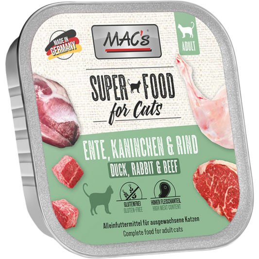 MAC’s Cat – Ente, Kaninchen & Rind in Schale