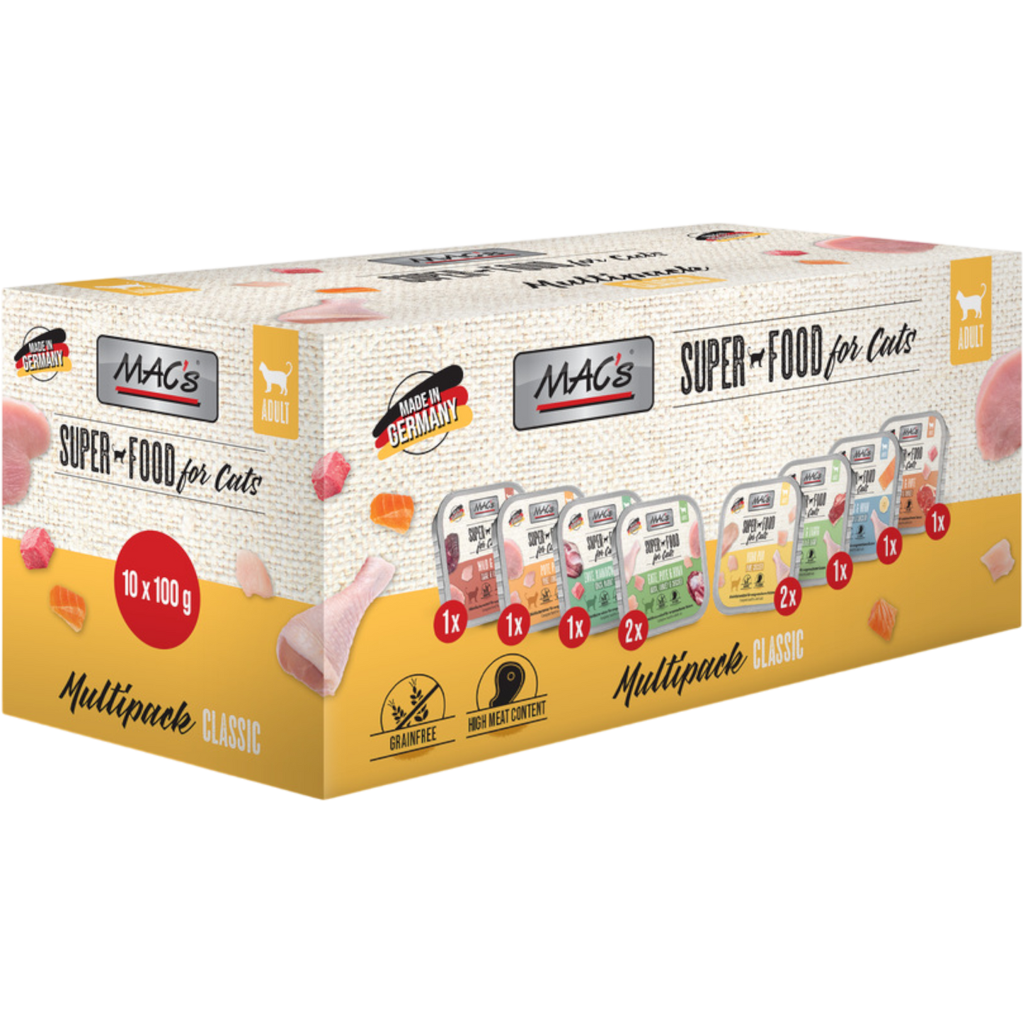 MAC’s Cat – Schale Multipack Klassik 10 × 100g